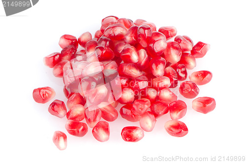 Image of Pomegranate seed pile