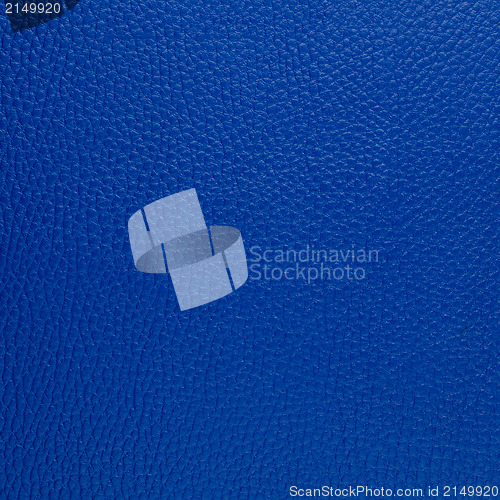 Image of Blue leather 