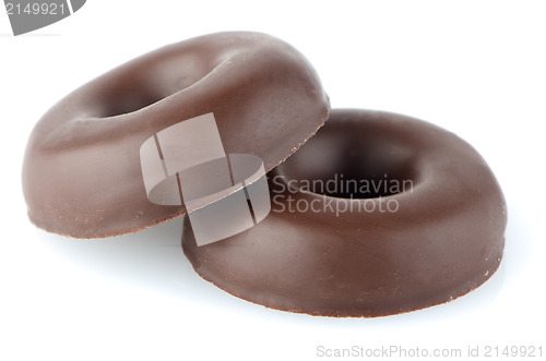 Image of Chocolate donut cookies