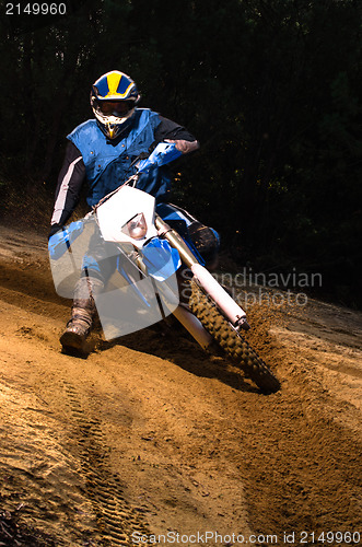 Image of Enduro bike rider