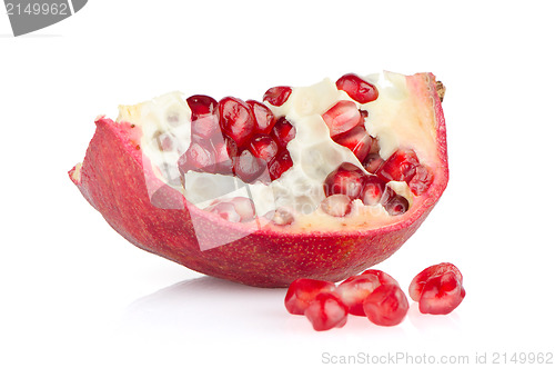 Image of Half pomegranate fruit