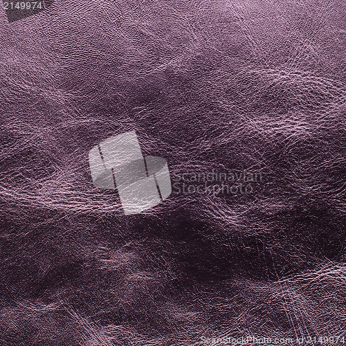 Image of Purple leather