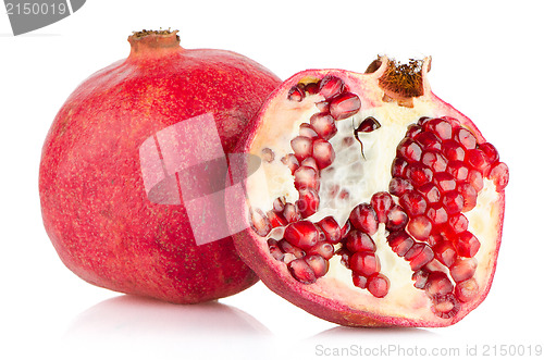 Image of Ripe pomegranate fruit