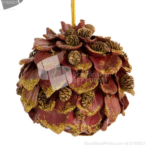 Image of Christmas ball isolated