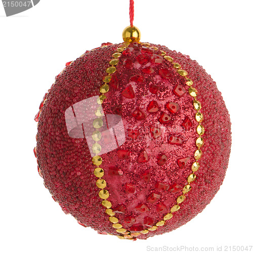 Image of Christmas ball isolated