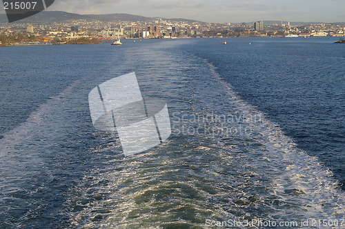 Image of Ship leaving Oslo