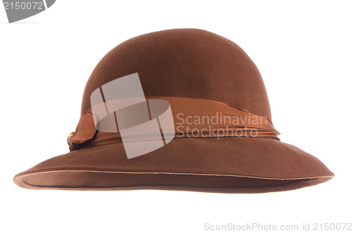 Image of Brown vintage hat