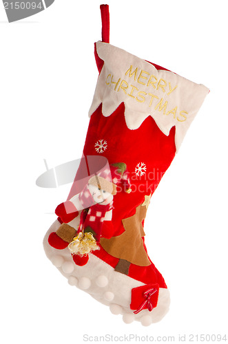 Image of Christmas red stocking