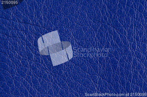 Image of Blue leather 