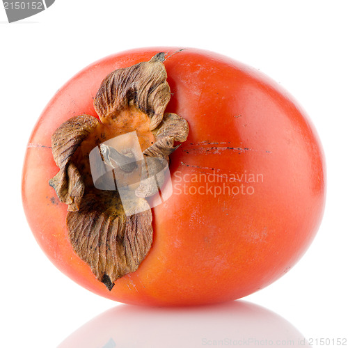 Image of Orange ripe persimmon