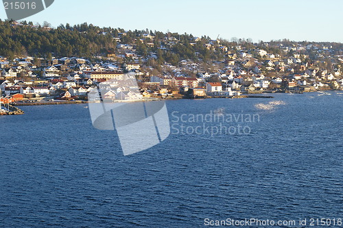 Image of Drøbak in the Oslofjord.