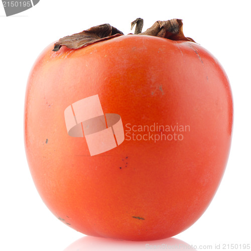 Image of Orange ripe persimmon
