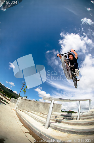 Image of Bmx big air jump