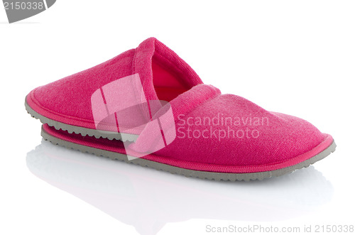 Image of A pair of pink slippers