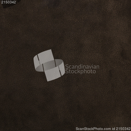 Image of Brown leather texture closeup