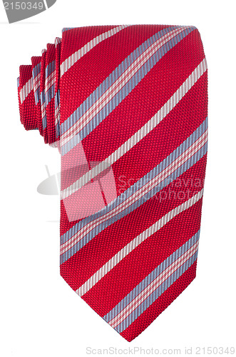 Image of Red pattern tie