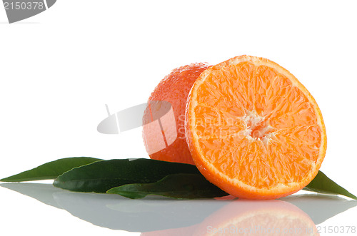Image of Ripe tangerines or mandarin