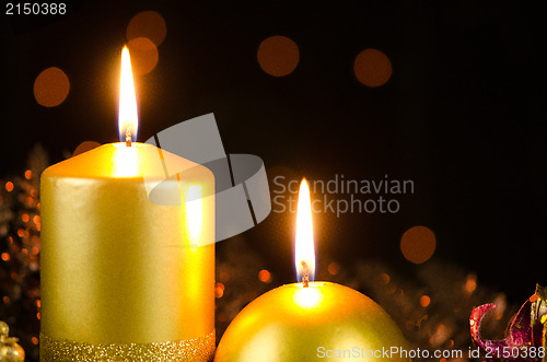 Image of Christmas candles