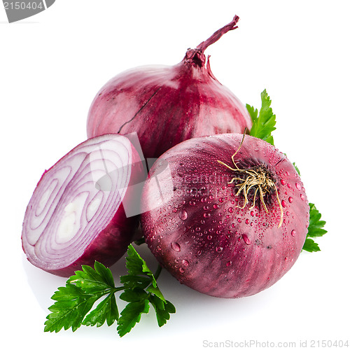 Image of Red sliced onion