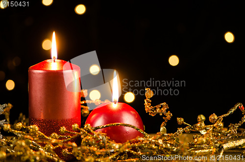 Image of Christmas candles