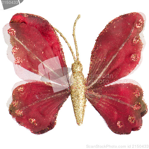 Image of Butterfly Christmas tree ornament