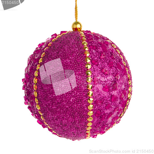 Image of Christmas ball isolated