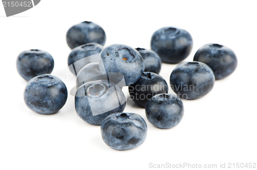 Image of Group of fresh blueberries