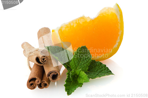 Image of One orange fruit segment 