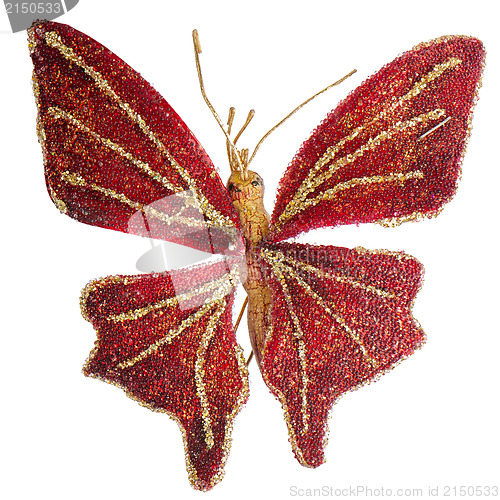 Image of Butterfly Christmas tree ornament