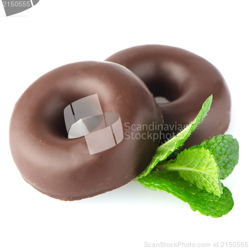 Image of Chocolate donut cookies