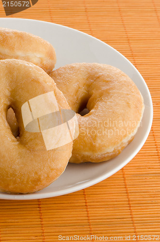 Image of Donuts on a plate 