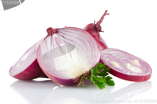 Image of Red sliced onion