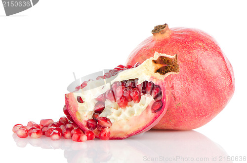 Image of Ripe pomegranate fruit