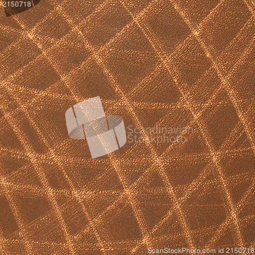 Image of Brown leather texture closeup