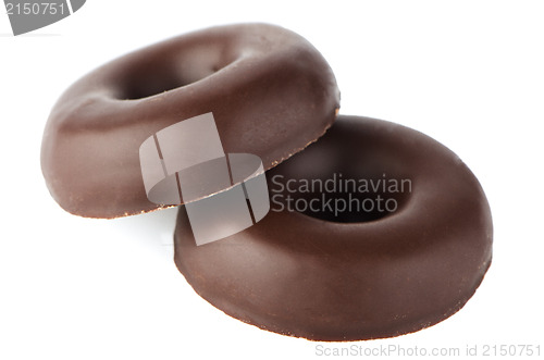 Image of Chocolate donut cookies