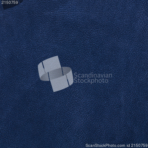 Image of Blue leather texture