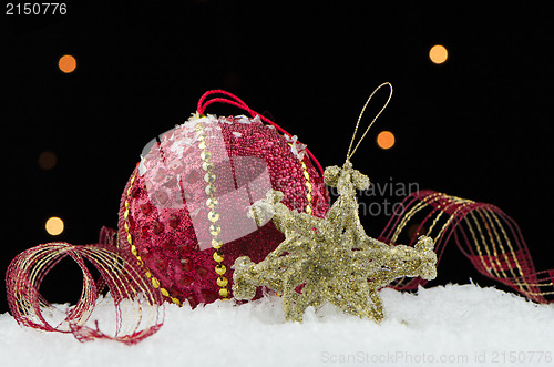 Image of Christmas ball baubles