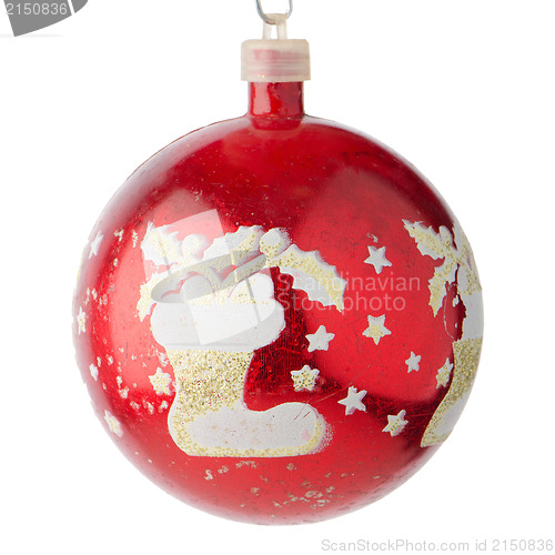 Image of Christmas ball isolated