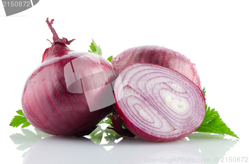 Image of Red sliced onion