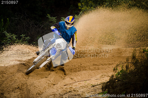 Image of Enduro bike rider