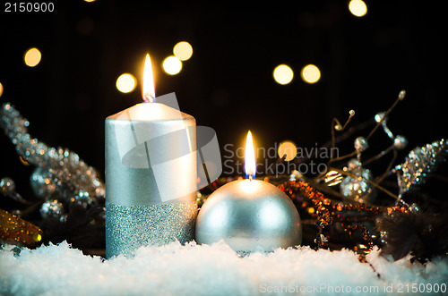 Image of Christmas candles