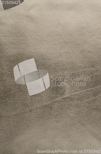 Image of Golden color leather