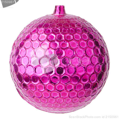Image of Pink dull christmas ball 