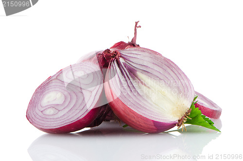 Image of Red sliced onion