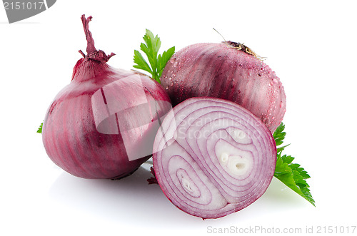 Image of Red sliced onion