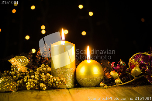 Image of Christmas candles