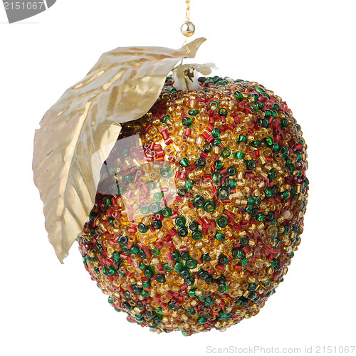 Image of Christmas apple decoration 