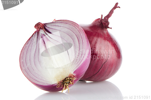 Image of Red sliced onion