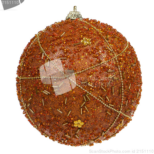 Image of Christmas ball isolated