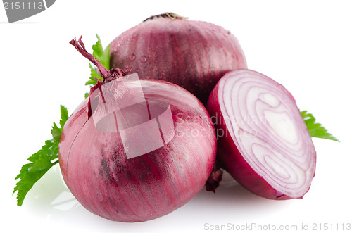 Image of Red sliced onion